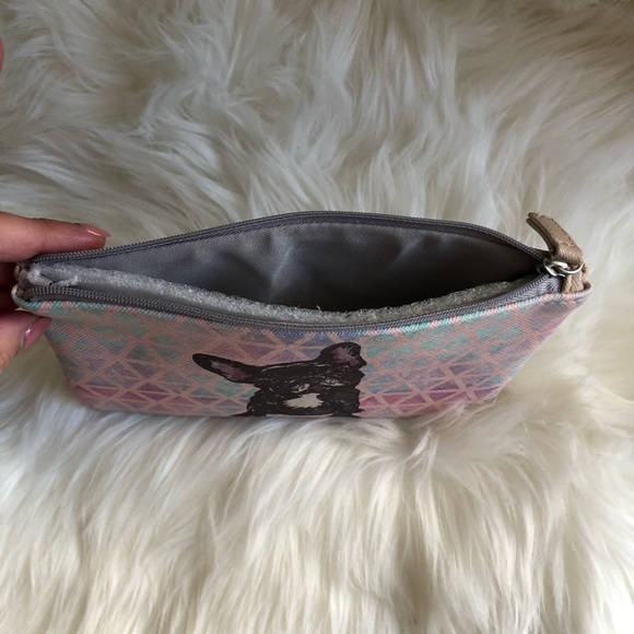 Cute Small Frenchie Clutch/Pencil Case - Picture 3 of 5